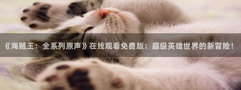 omofun动漫网站：《海贼王：全系列原声》在线观看免费版：超级英雄世界的新冒险！